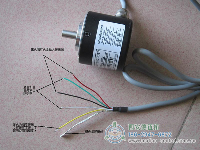 圖為編碼器接線示意圖 圖為編碼器接線示意圖