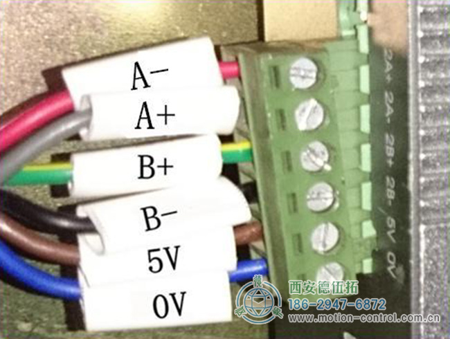 圖為增量編碼器接線顏色對(duì)照?qǐng)D 圖為增量編碼器接線顏色對(duì)照?qǐng)D