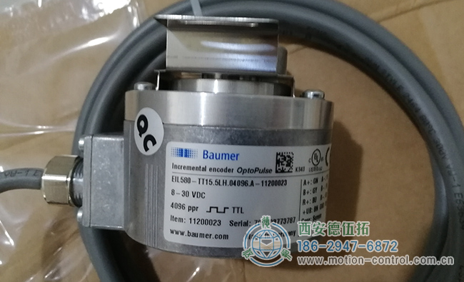 圖為一款堡盟通孔型增量編碼器照片 圖為一款堡盟通孔型增量編碼器照片